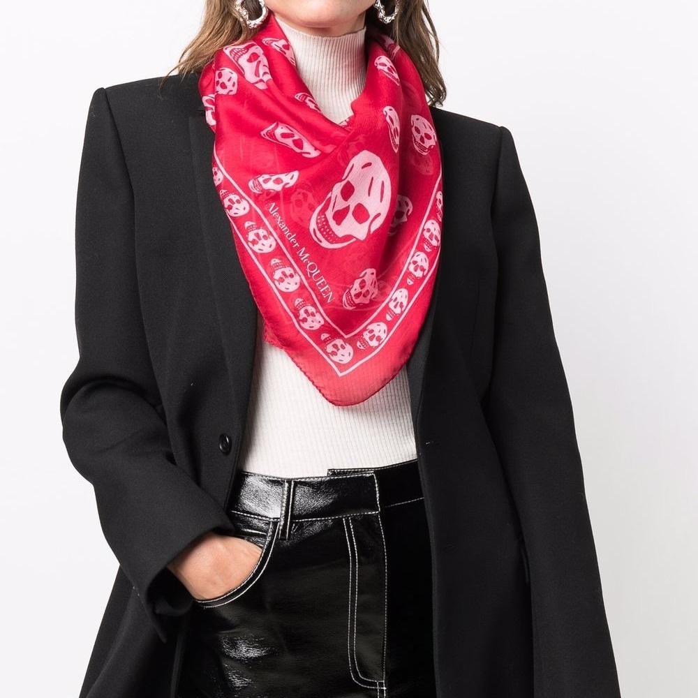 Alexander McQueen Skull Print Scarf